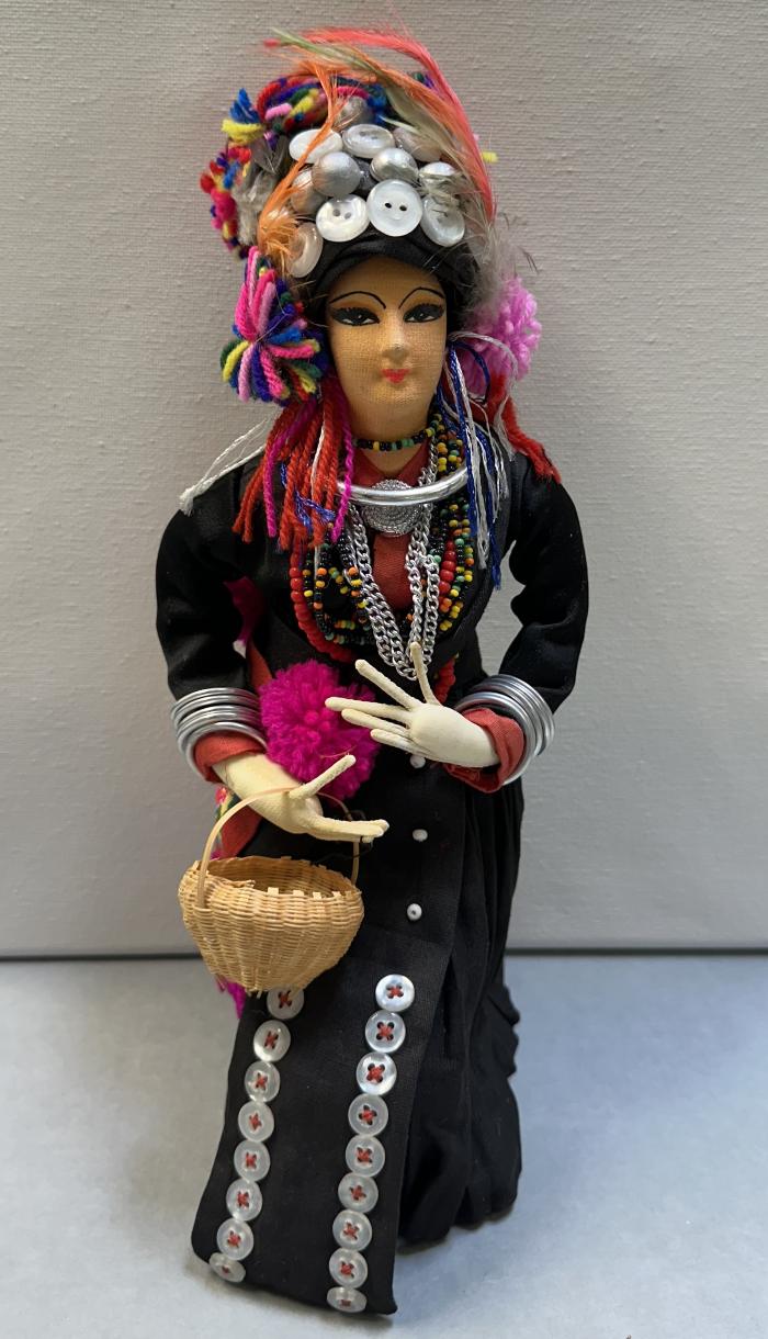 Akha with Woven Basket