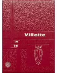 Villard High School 1966 yearbook "Villette" Villard, Minnesota