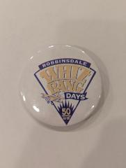 Promotional Button for Robbinsdale Whiz Bang Day, 1998