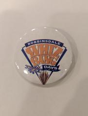 Promotional Button for Robbinsdale Whiz Bang Day, 1997