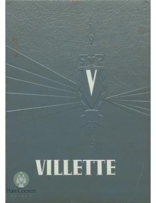 Villard High School 1961 yearbook "Villette" Villard, Minnesota