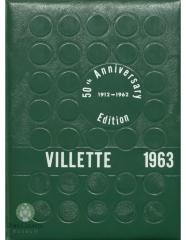 Villard High School 1963 yearbook "Villette" Villard, Minnesota