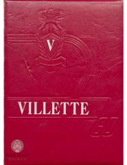 Villard High School 1960 yearbook "Villette" Villard, Minnesota