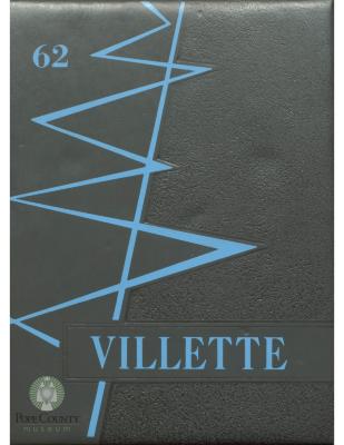 Villard High School 1962 yearbook "Villette" Villard, Minnesota