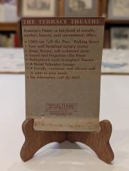 Matchbook Cover for the Terrace Theatre in Robbinsdale