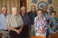 Color photograph of Hayfield High School, class of 1947, 70th reunion
