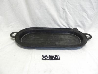 Two burner cast iron griddle