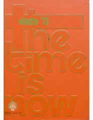 Villard High School 1973 yearbook "The Time Is Now" Villard, Minnesota