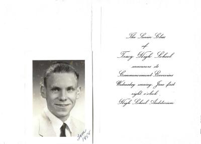 Tom Warren Graduation Announcement