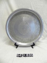 Aluminum serving tray 1950s