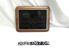 Distinguished Service Award, Bob Utecht 1995-1996