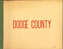 1941 Plat book Dodge County