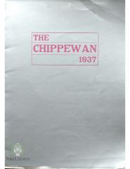 Starbuck High School 1937 yearbook "Chippewan" Starbuck, Minnesota