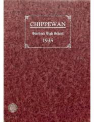 Starbuck High School 1935 yearbook "Chippewan" Starbuck, Minnesotaa
