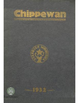 Starbuck High School 1932 yearbook "Chippewan" Starbuck, Minnesota
