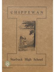 Starbuck High School 1930 yearbook "Chippewan" Starbuck, Minnesota