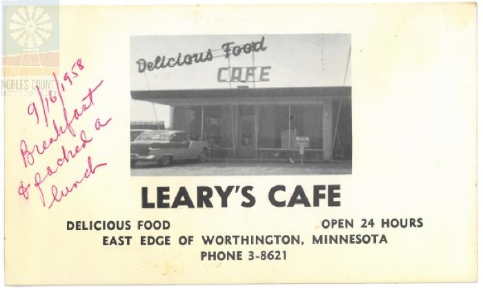 Leary's Cafe
Lumber Yard - Town