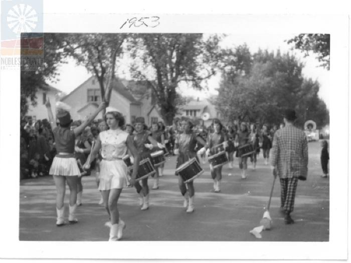 Turkey Day Parade 1953 - Drum Corp