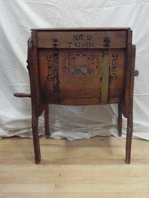 Bentwood butter churn