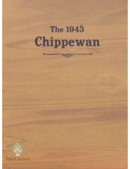 Starbuck High School 1943 yearbook "Chippewan" Starbuck, Minnesota