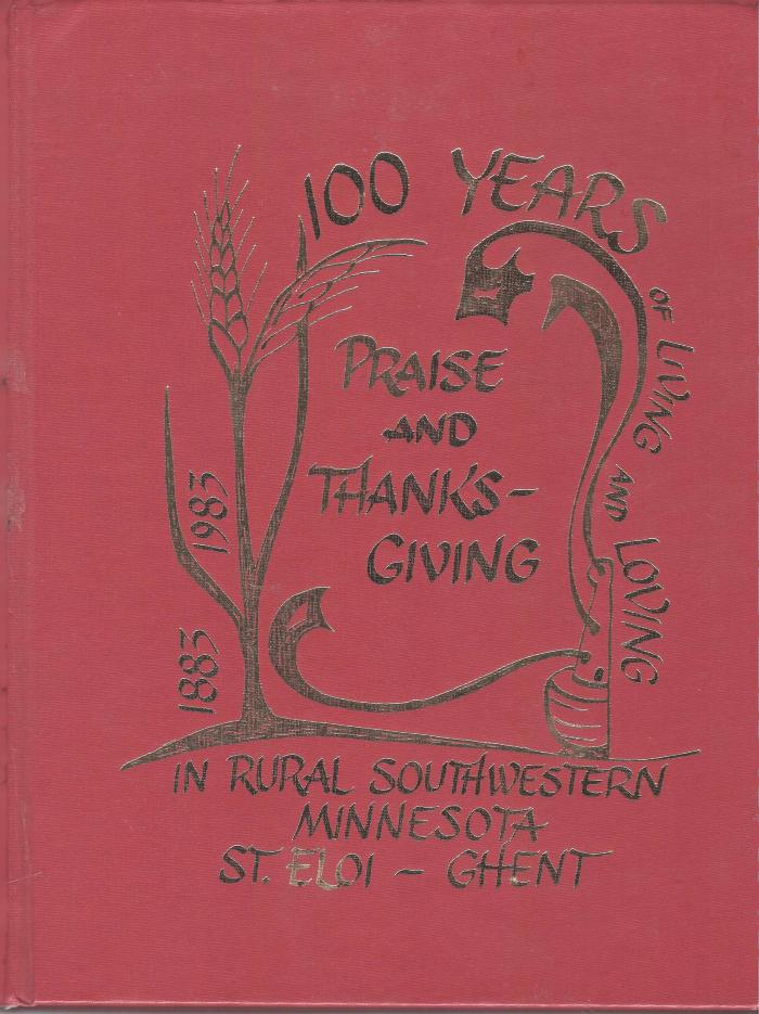 Centennial Yearbook for St. Eloi's Catholic Church, Ghent