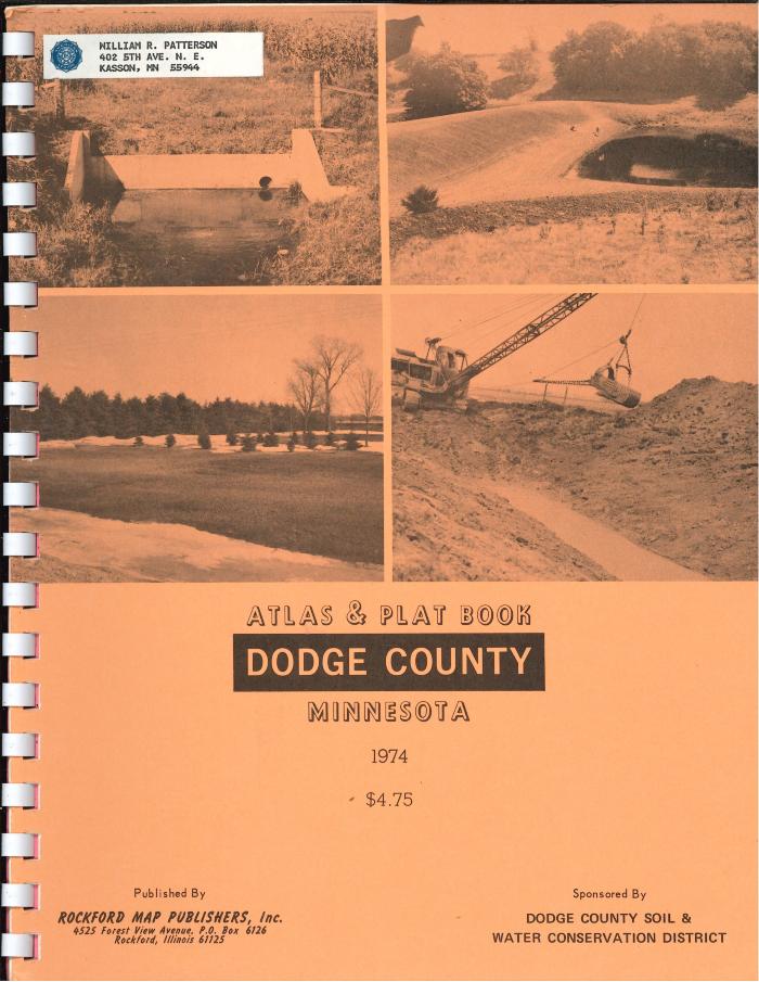 Atlas & Plat book Dodge County Minnesota 