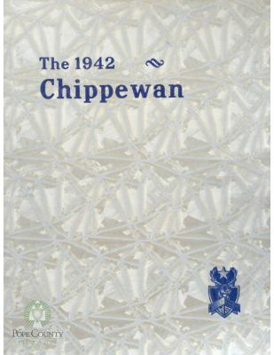 Starbuck High School 1942 yearbook "Chippewan" Starbuck, Minnesota