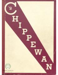 Starbuck High School 1951 yearbook "Chippewan" Starbuck, Minnesota