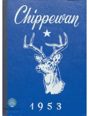 Starbuck High School 1953 yearbook "Chippewan" Starbuck, Minnesota