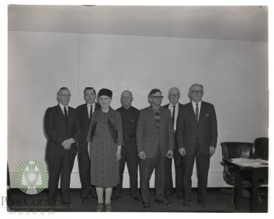 New Pope County Historical officers and directors after their election
