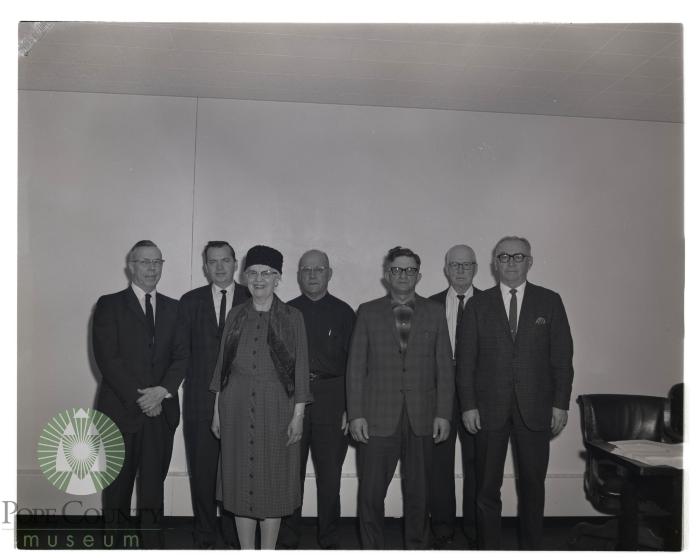 New Pope County Historical officers and directors after their election