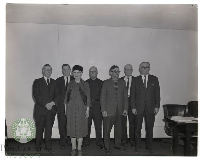 New Pope County Historical officers and directors after their election