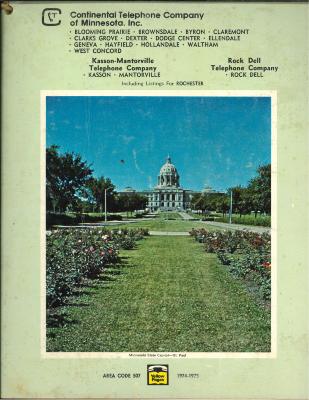 Continental Telephone Company of Minnesota, Kasson-Mantorville 1974-75