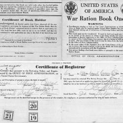 notice from the local Selective Service board of Dodge Center to Charles Edward Kramer dated May 13, 1943
