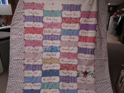 District # 30 quilt