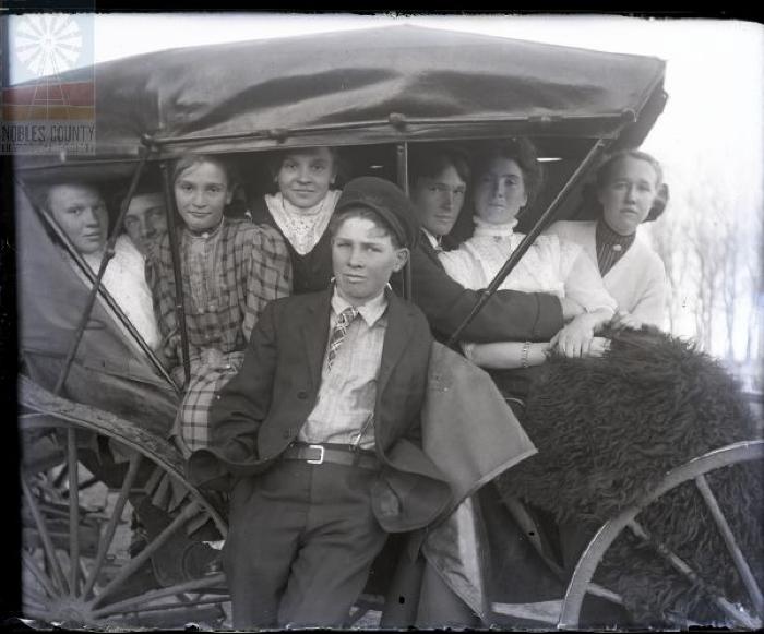Young Teens Buggy Outing