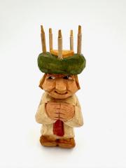 Lucia Figure: Wood Carving