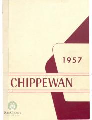 Starbuck High School 1957 yearbook "Chippewan" Starbuck, Minnesota
