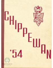 Starbuck High School 1954 yearbook "Chippewan" Starbuck, Minnesota