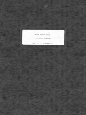 English translation of West St. Olaf church records 1862-1871