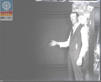 Double Exposure Photo Single Gentleman