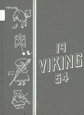 Viking Hayfield High School yearbook 1954