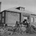 Businesses - Gonvick: Photo A: the old creamery building.  Photo B: the new creamery building