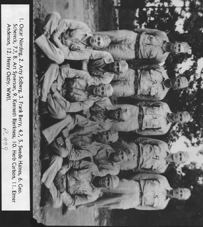 Military: WW I Soldiers from Bagley Area