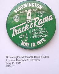 Pinback button, Track o Rama 1972 