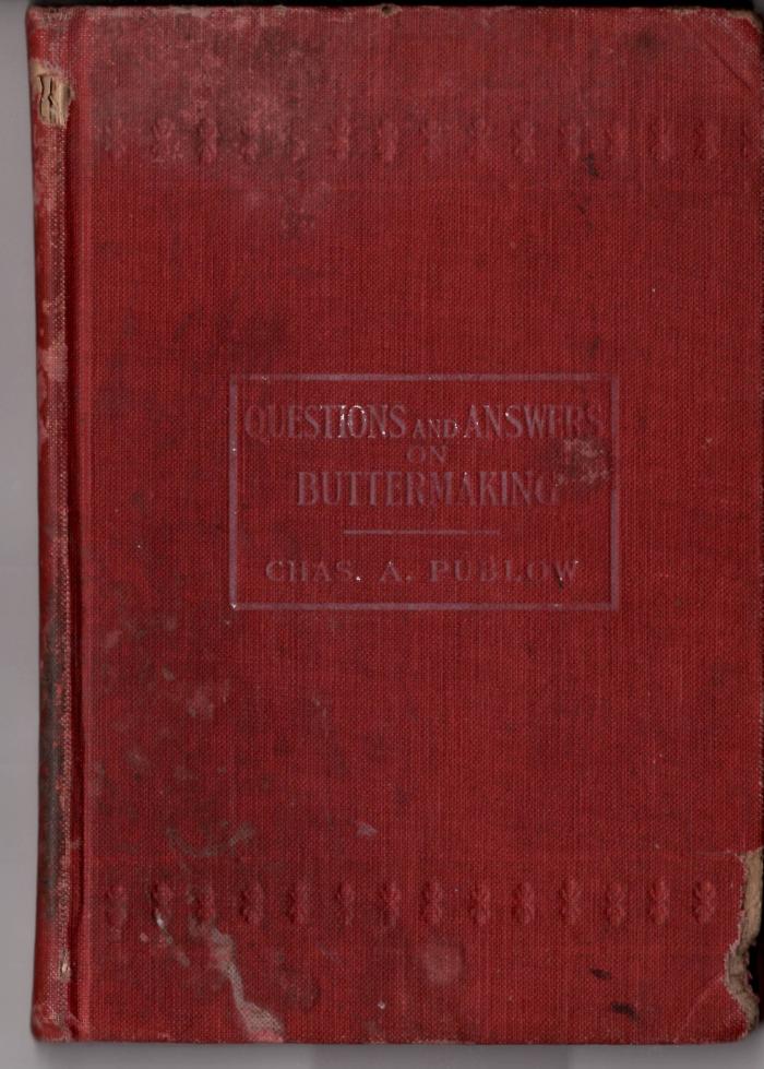 Questions and Answers on Buttermaking