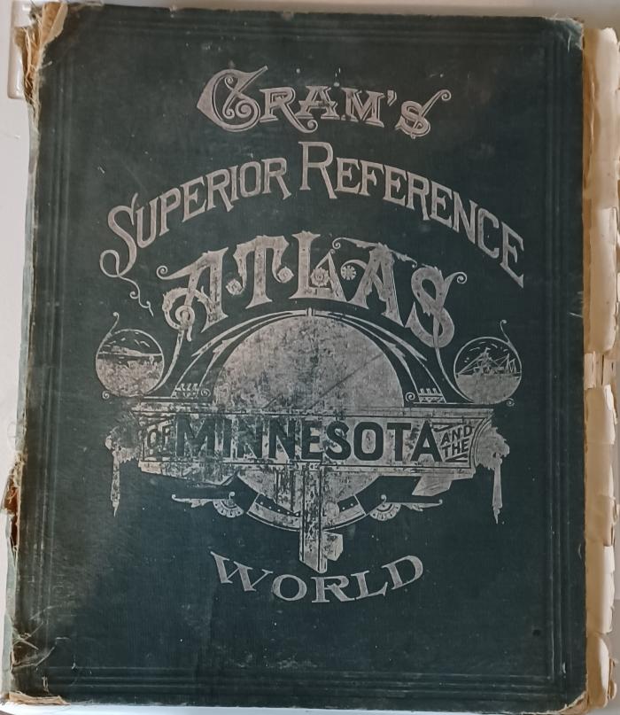 Cram's Superior Reference Atlas of Minnesota and the World, 1908