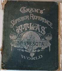 Cram's Superior Reference Atlas of Minnesota and the World, 1908