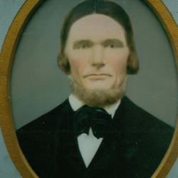 Copy of a colored illustration of Sampson Anderson Berge