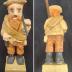 Carving of a Civil War vounteer confederate soldier carrying a musket over his shoulder